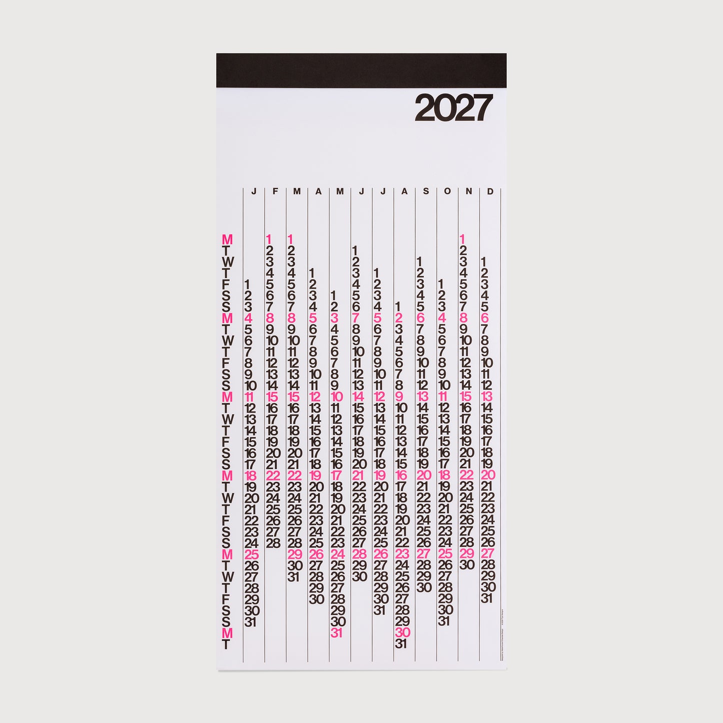 Vカレンダー 2027