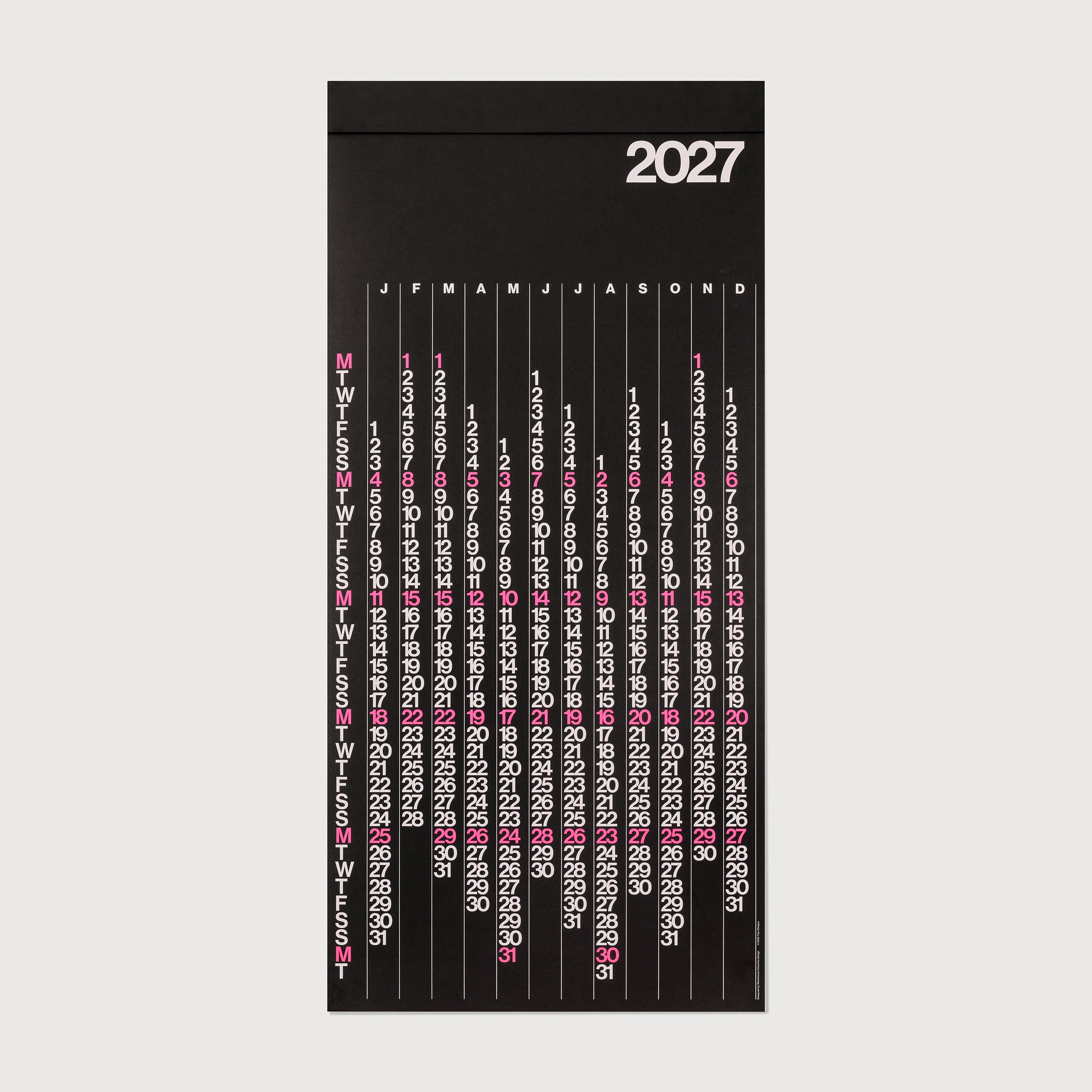 V Calendar 2027 – Stendig Calendars